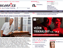 Tablet Screenshot of music.scena.cz
