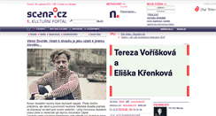 Desktop Screenshot of online.scena.cz
