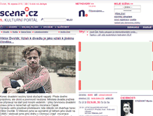 Tablet Screenshot of online.scena.cz